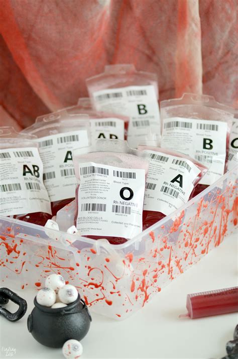 how to make fake blood bags|blood bag for halloween party.